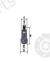  GOODWILL part FG528 Fuel filter