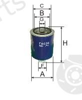  GOODWILL part FG536 Fuel filter