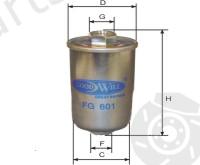  GOODWILL part FG601 Fuel filter
