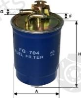  GOODWILL part FG704 Fuel filter