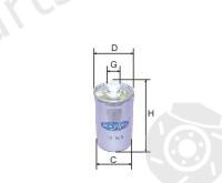  GOODWILL part FG800 Fuel filter