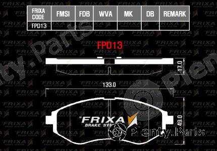  HANKOOK part FPD13 Brake Pad Set, disc brake