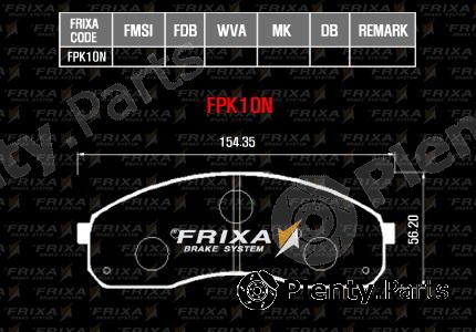  HANKOOK part FPK10N Brake Pad Set, disc brake
