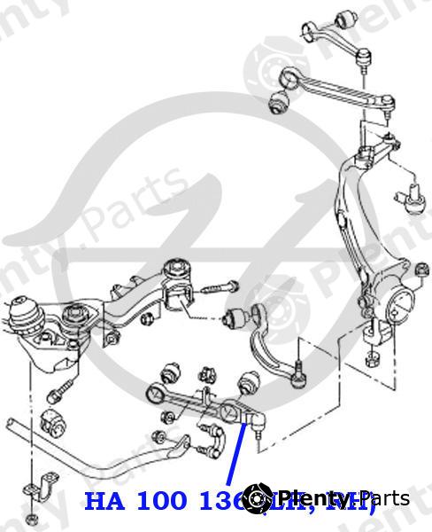  HANSE part HA100136 Replacement part