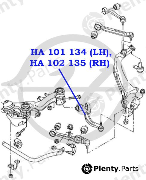  HANSE part HA101134 Replacement part