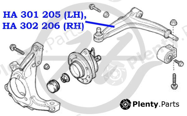  HANSE part HA301205 Replacement part