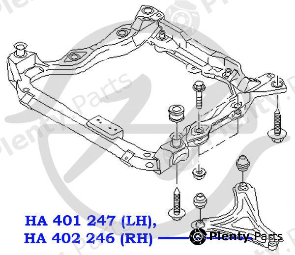  HANSE part HA401247 Replacement part