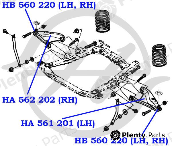  HANSE part HA562202 Replacement part