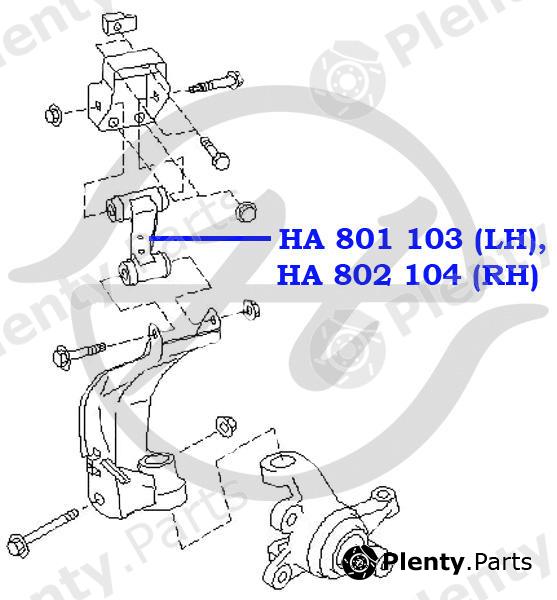  HANSE part HA801103 Replacement part