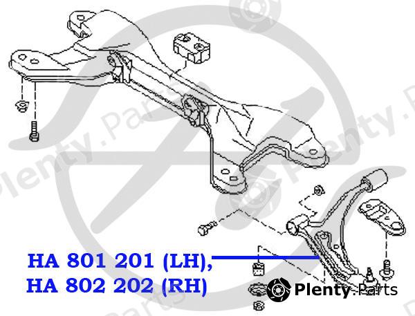  HANSE part HA801201 Replacement part
