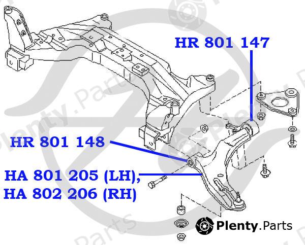  HANSE part HA801205 Replacement part