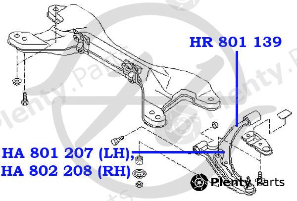  HANSE part HA801207 Replacement part
