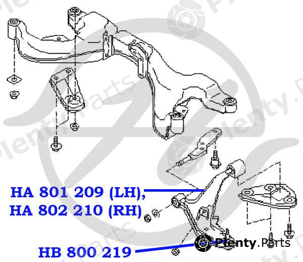  HANSE part HA801209 Replacement part