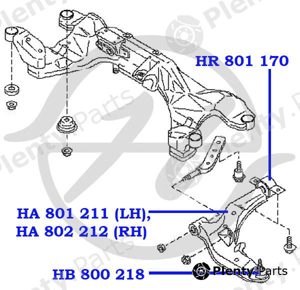  HANSE part HA801211 Replacement part