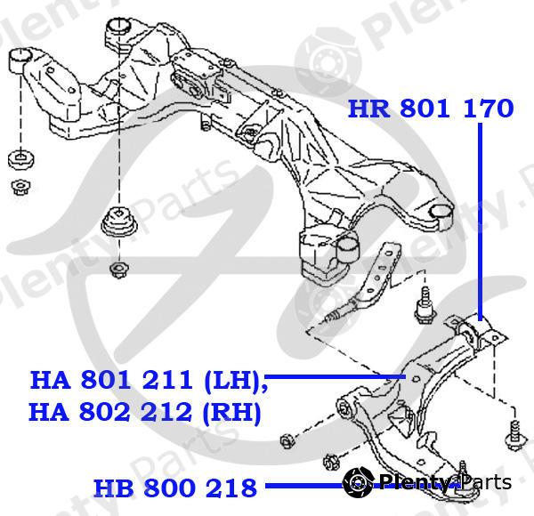  HANSE part HA802212 Replacement part