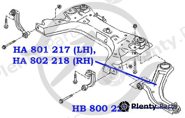  HANSE part HA802218 Replacement part