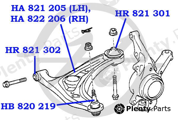  HANSE part HA821205 Replacement part
