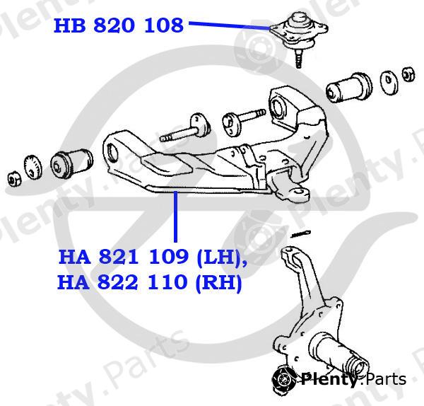  HANSE part HA822110 Replacement part