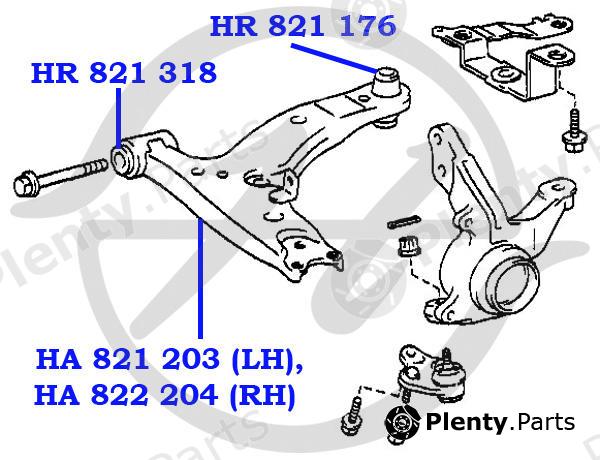  HANSE part HA822204 Replacement part