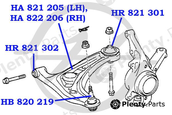  HANSE part HA822206 Replacement part