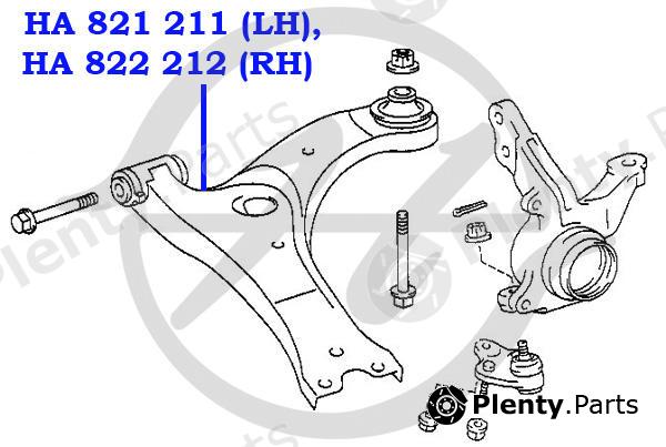  HANSE part HA822212 Replacement part