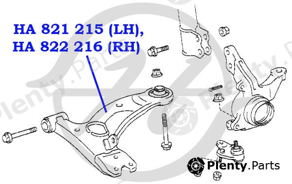  HANSE part HA822216 Replacement part