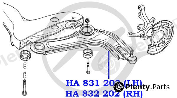  HANSE part HA832202 Replacement part