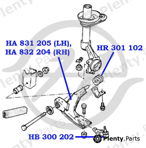  HANSE part HA832204 Replacement part