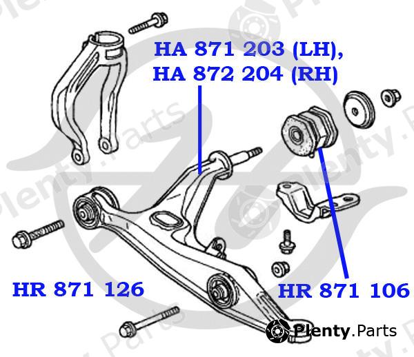  HANSE part HA871203 Replacement part