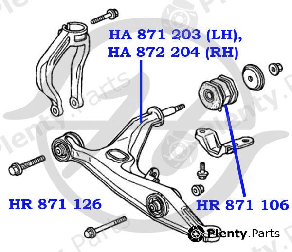  HANSE part HA872204 Replacement part