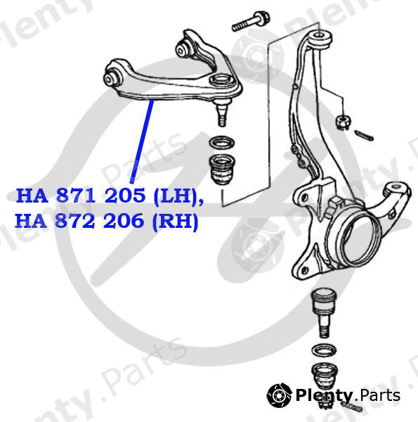  HANSE part HA872206 Replacement part