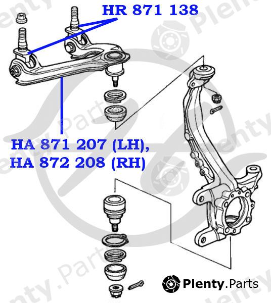  HANSE part HA872208 Replacement part