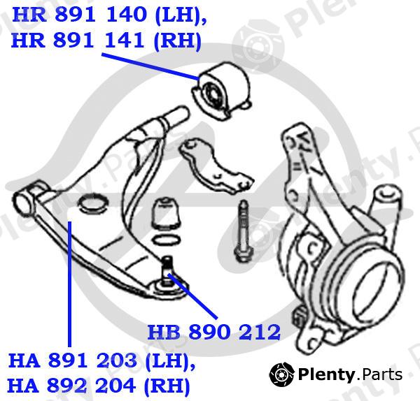  HANSE part HA892204 Replacement part
