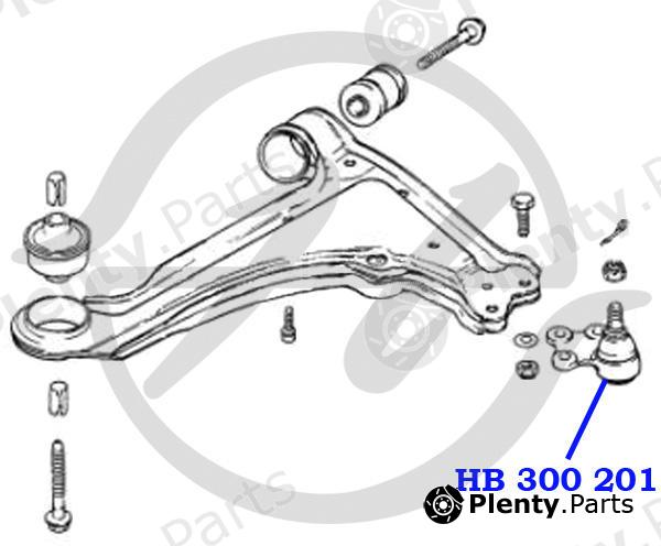  HANSE part HB300201 Replacement part