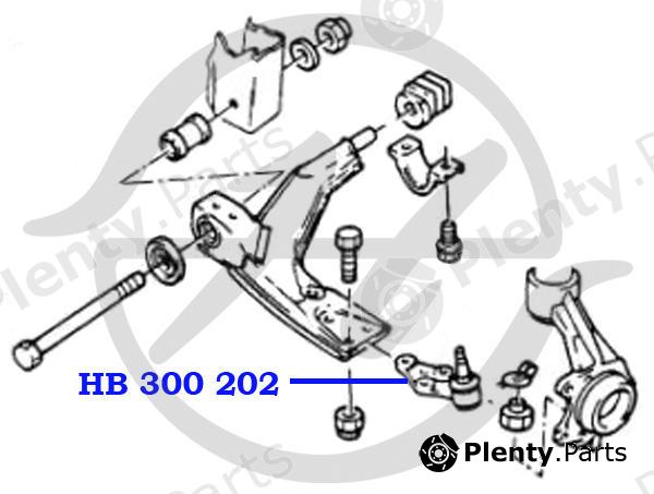  HANSE part HB300202 Replacement part