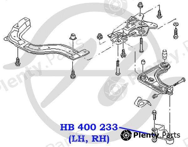  HANSE part HB400233 Replacement part