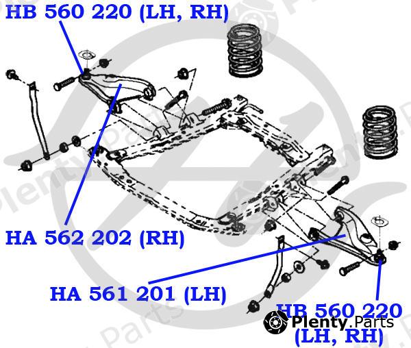  HANSE part HB560220 Replacement part