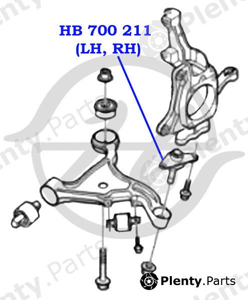 HANSE part HB700211 Replacement part