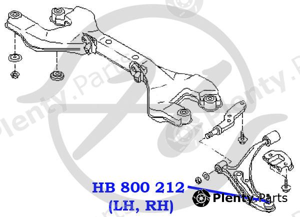  HANSE part HB800212 Replacement part