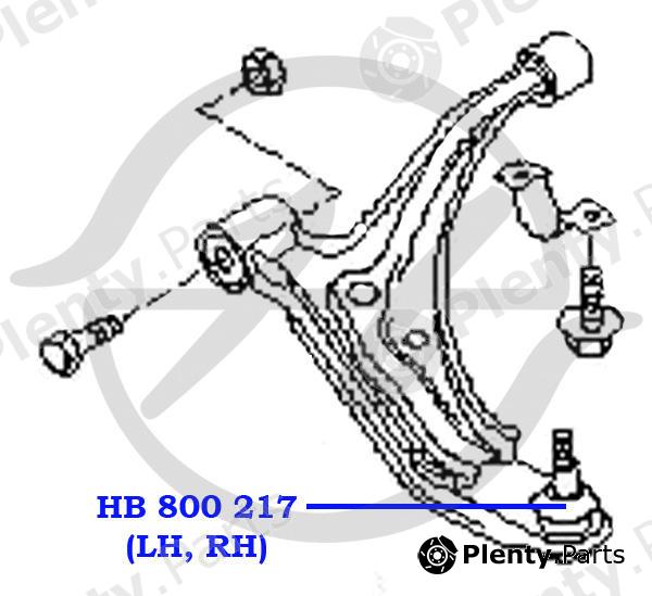  HANSE part HB800217 Replacement part