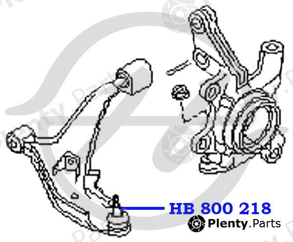  HANSE part HB800218 Replacement part