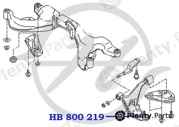  HANSE part HB800219 Replacement part