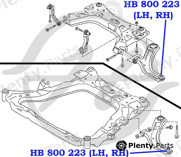  HANSE part HB800223 Replacement part