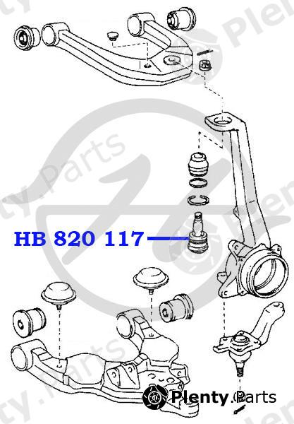  HANSE part HB820117 Replacement part