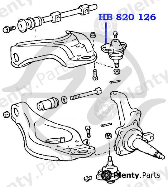  HANSE part HB820126 Replacement part