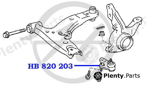  HANSE part HB820203 Replacement part