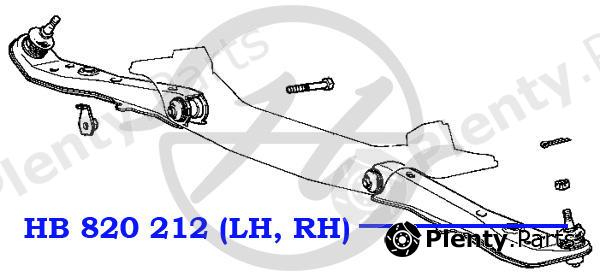  HANSE part HB820212 Replacement part