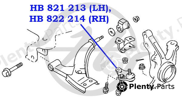  HANSE part HB821213 Replacement part