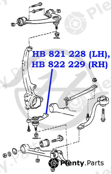  HANSE part HB821228 Replacement part
