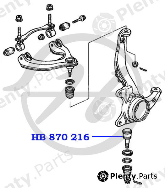  HANSE part HB870216 Replacement part